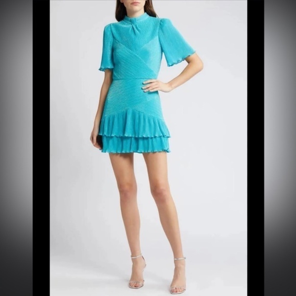 Saylor Marbella Ruffle Texture Dress - Picture 14 of 14